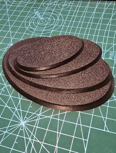 Various oval bases 60mm - various, to