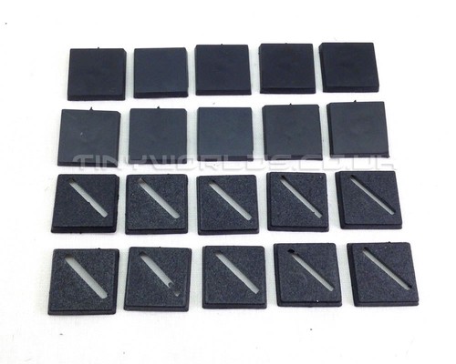 20mm square black - 20mm,