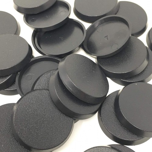 32mm round plastic bases - round,