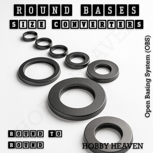 Wargaming round plastic - round, bases