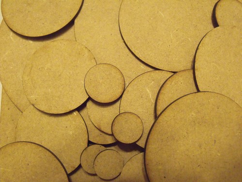 Round bases wargames table - bases,