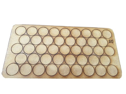 20mm round bases - (43, in