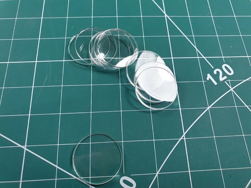 Clear acrylic bases 10 - acrylic,