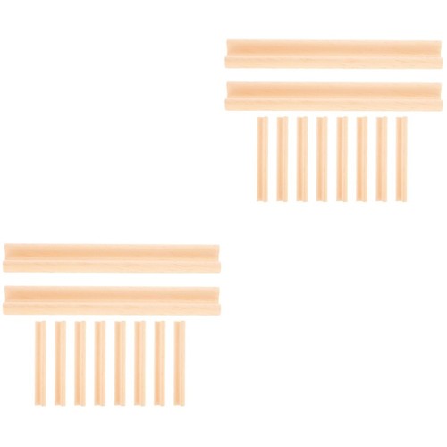 Beige wooden bases durable - wooden,