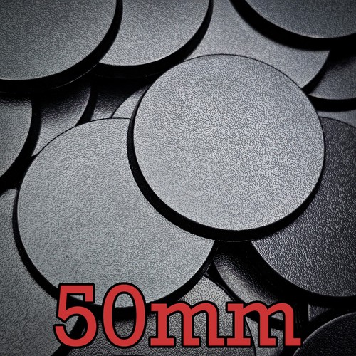 50mm round abs plastic bases - round,