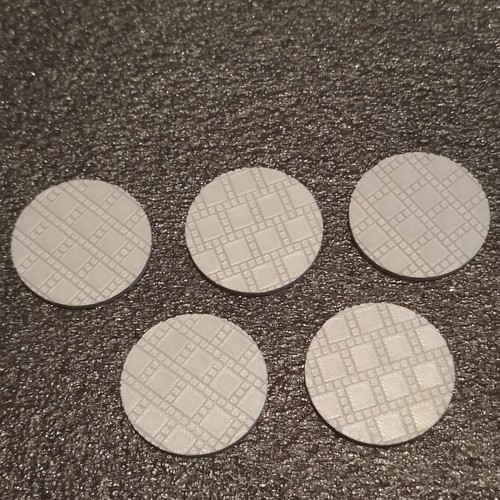 40mm unpainted round - 40mm,