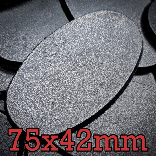 75x42mm oval abs - oval, plastic