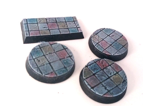 Cracked tile bases various - bases,