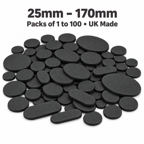 Wargaming bases smooth side - bases,