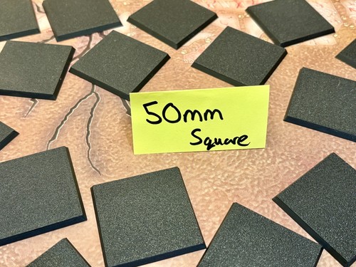 Square bases 50mm - square,