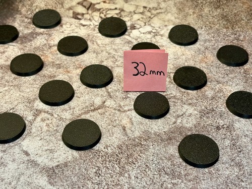 Round bases 32mm - bases, miniature