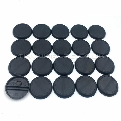 30mm round lipped - 20, x