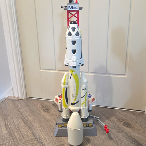 Space rocket plastic playset - rocket,