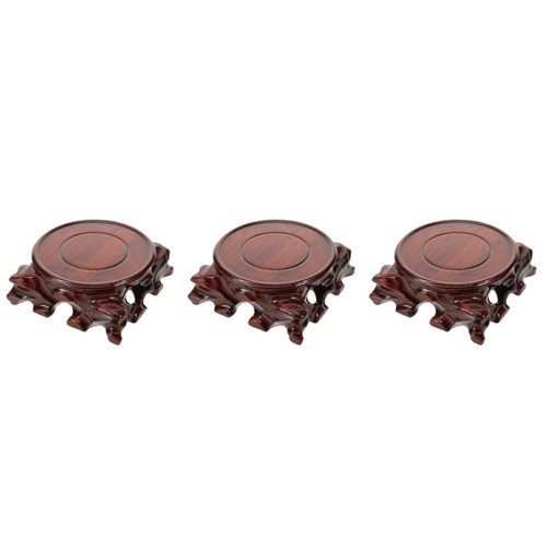 3pcs wooden display bases - display,
