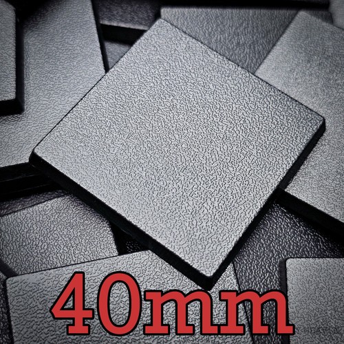 40mm square abs - 40mm, bases