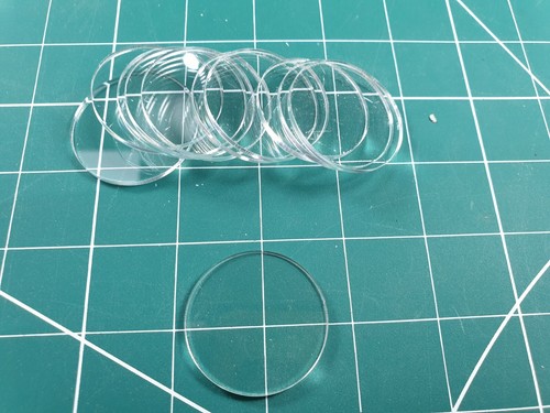 Clear acrylic bases 10 - 40,