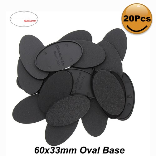 Mb660 20pcs oval bases 60x35mm - oval,