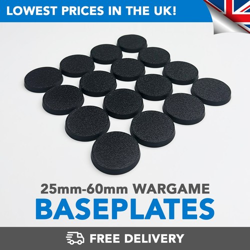 Round bases for warhammer - round,