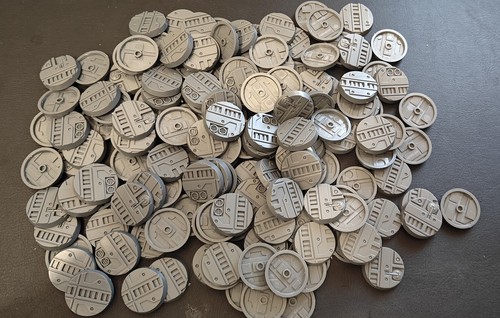 Necromunda 25mm bases x10 - necromunda,