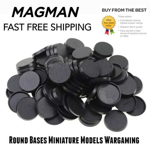Various round bases miniature - various,