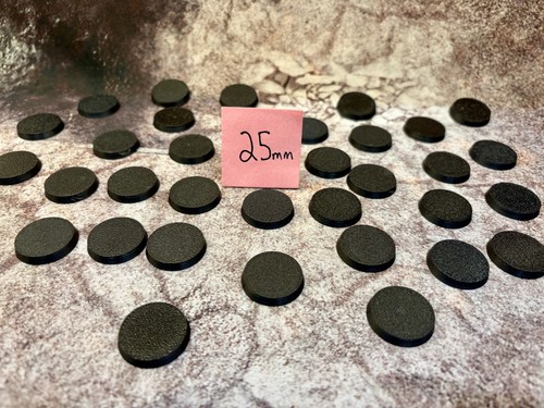 Round bases 25mm - bases,