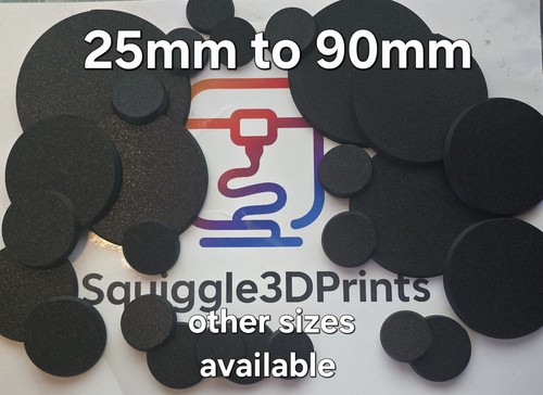 Various round bases - round,