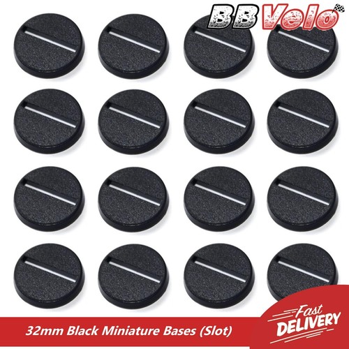 32mm round slot bases - round,