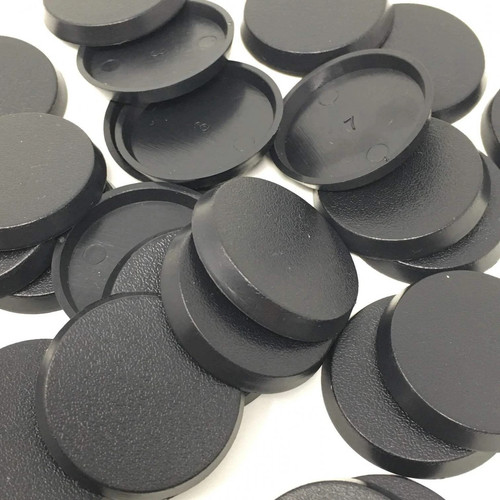 32mm round plastic - 32mm, bases