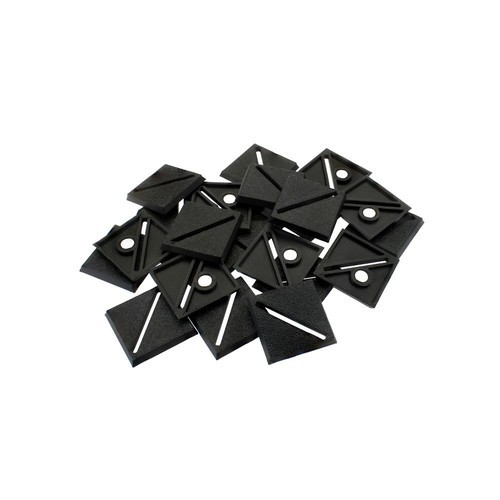 30mm square diagonal slot - square,