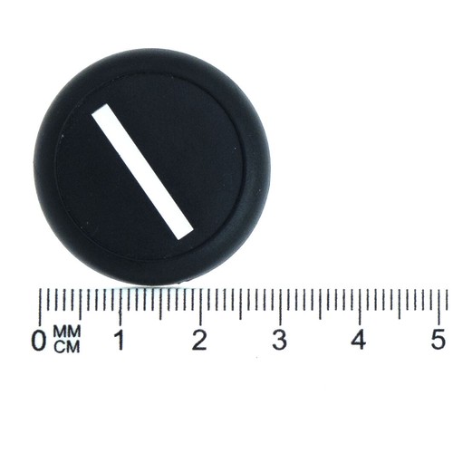 30mm lipped bases black - 30mm,